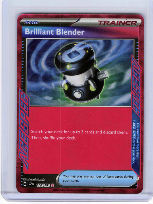 Brilliant Blender #164/191 Pokemon SV08: Surging Sparks