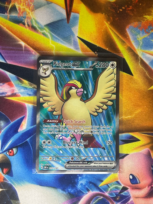 Pidgeot Ex #217 Pokemon Obsidian Flames