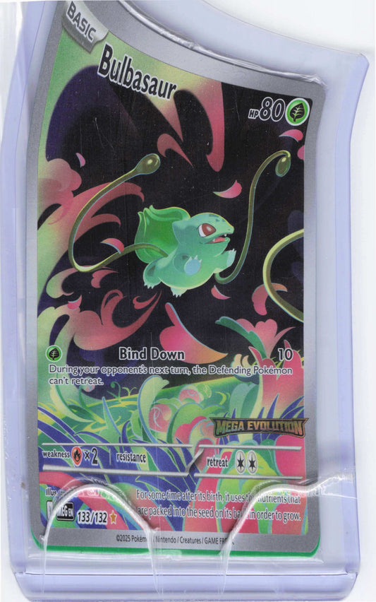 Bulbasaur - (Mega Evolution Stamped) 133/132 Illustration Rare Miscellaneous Cards & Products NM