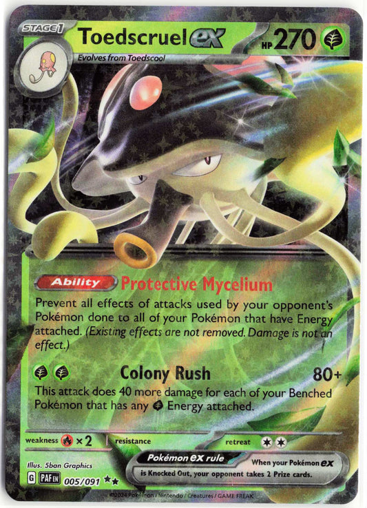Toedscruel ex #005/091 Pokemon SV: Paldean Fates