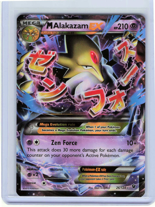 M Alakazam EX #26/124 Pokemon XY Fates Collide
