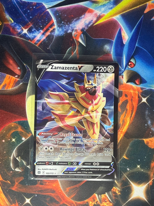 Zamazenta V #105 Pokemon Brilliant Stars