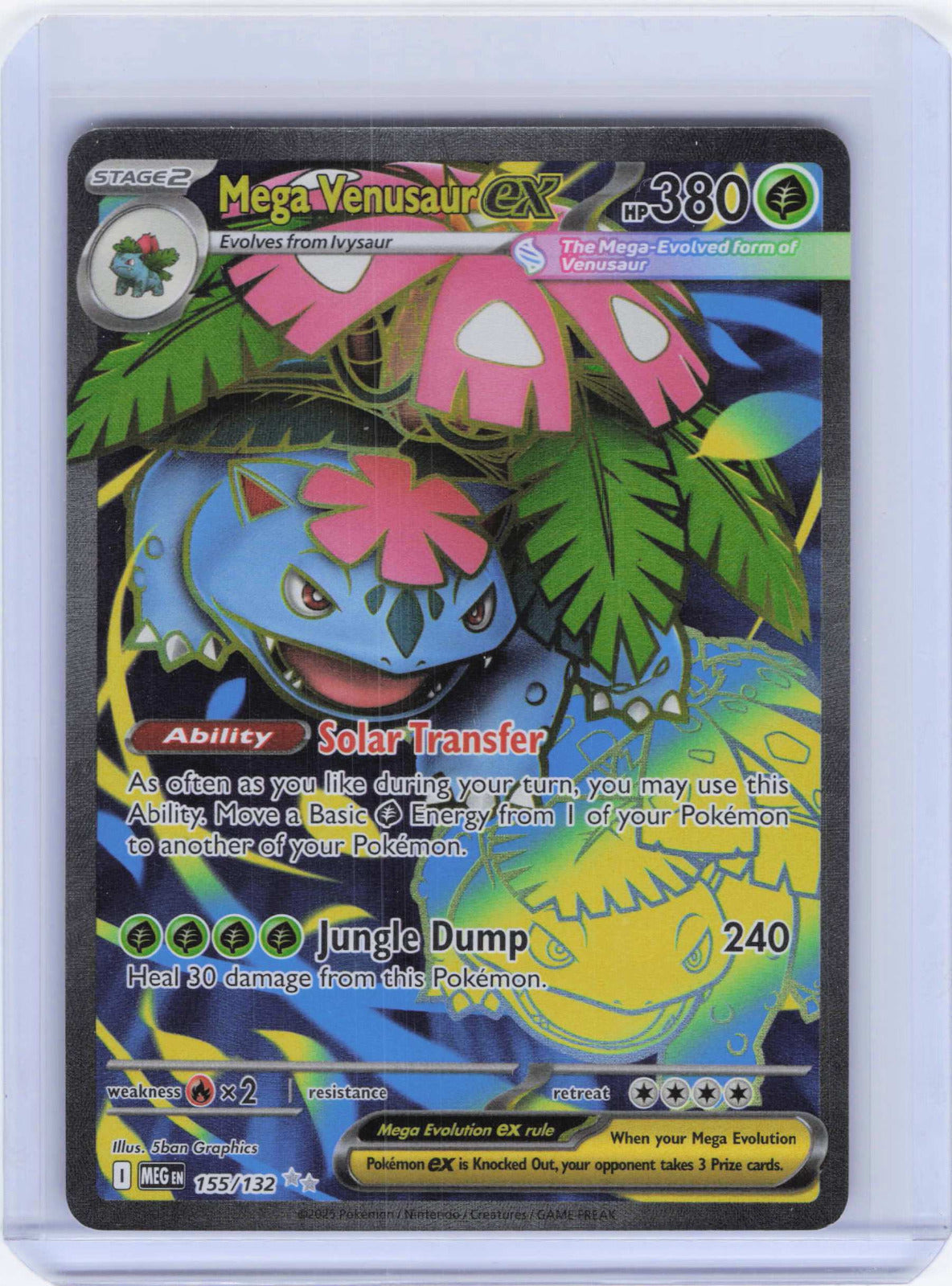 Mega Venusaur ex #155/132 Pokemon ME01: Mega Evolution