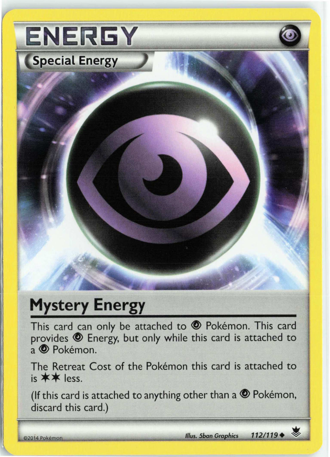 Mystery Energy #112/119 Pokemon XY Phantom Forces