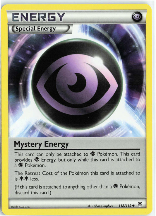 Mystery Energy #112/119 Pokemon XY Phantom Forces