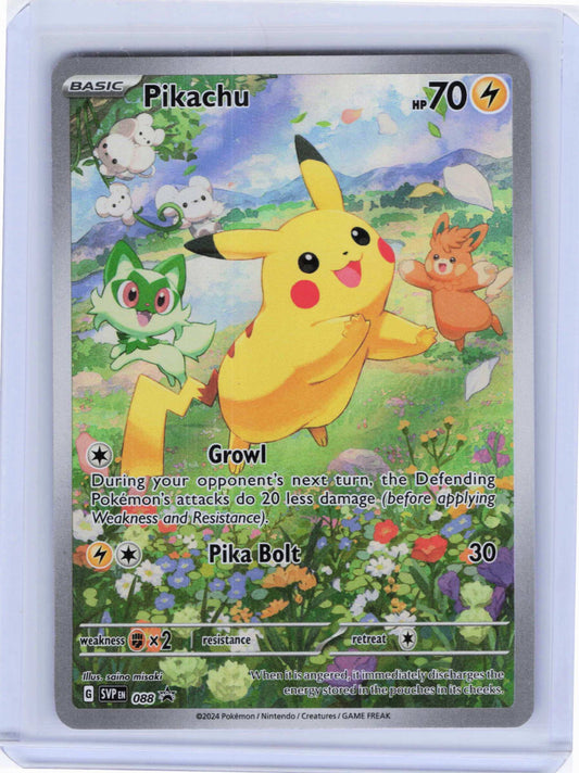 Pikachu #088 Pokemon SV: Scarlet & Violet Promo Cards