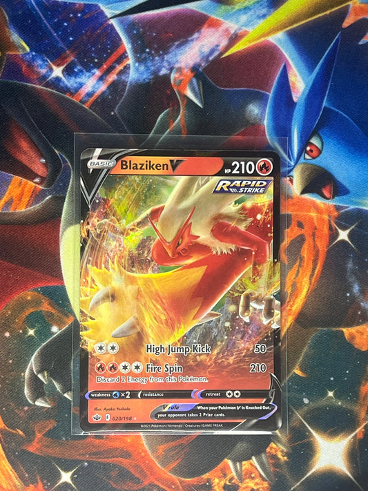 Blaziken V #20 Pokemon Chilling Reign