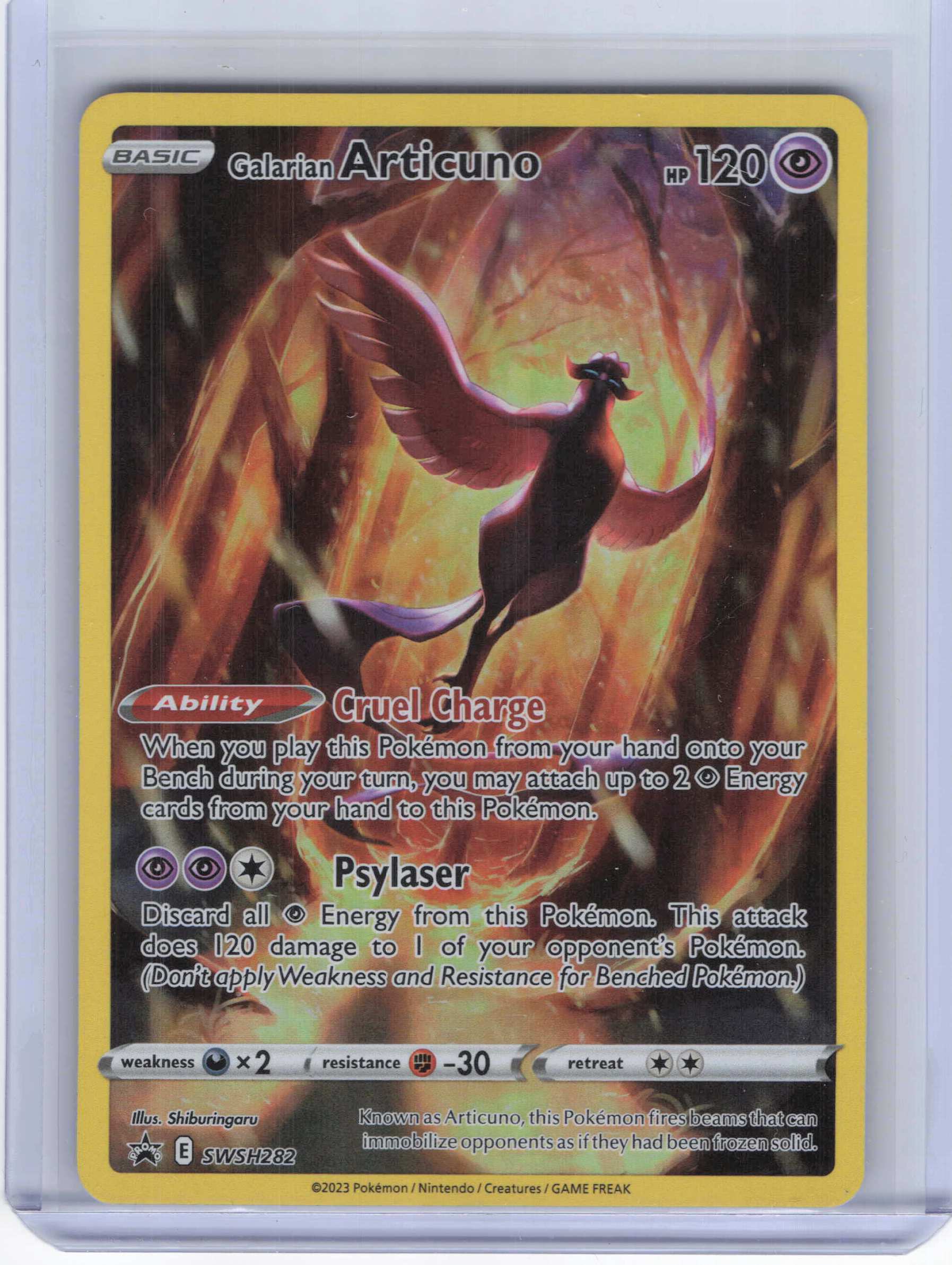 Galarian Articuno #SWSH282 Full Art SWSH: Sword & Shield Promo Cards
