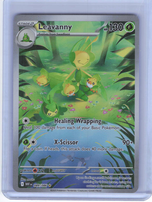 Leavanny #089/086 Full Art SV: White Flare