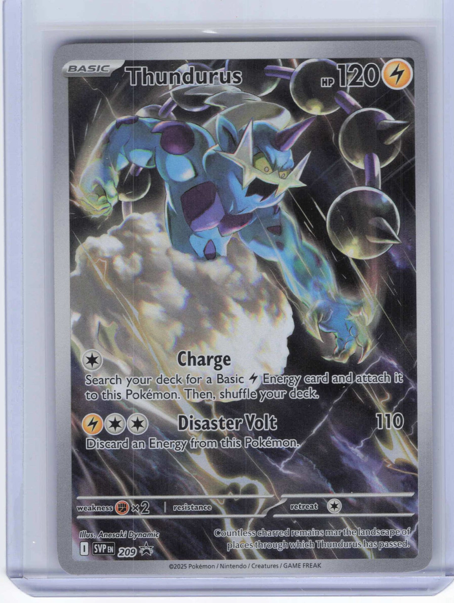Thundurus #209 Full Art SV: Scarlet & Violet Promo Cards