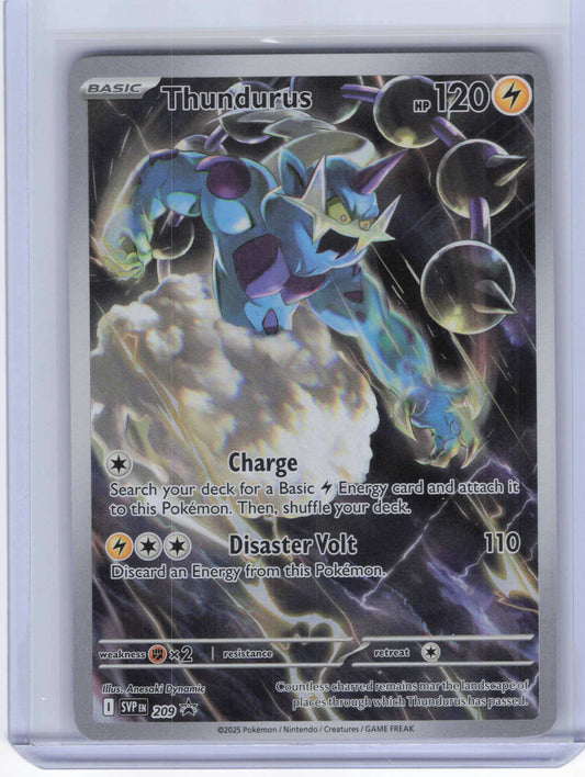 Thundurus #209 Full Art SV: Scarlet & Violet Promo Cards