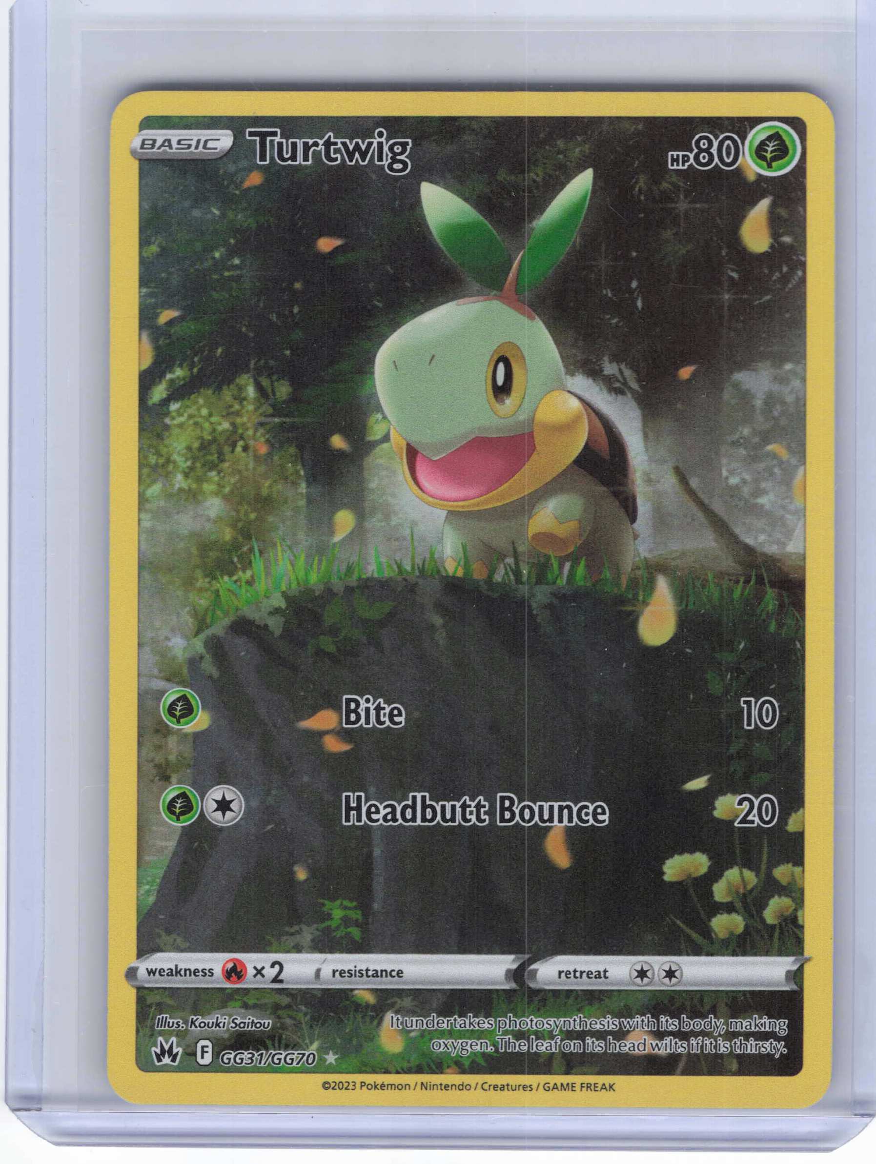 Turtwig #GG31/GG70 Full Art Crown Zenith: Galarian Gallery