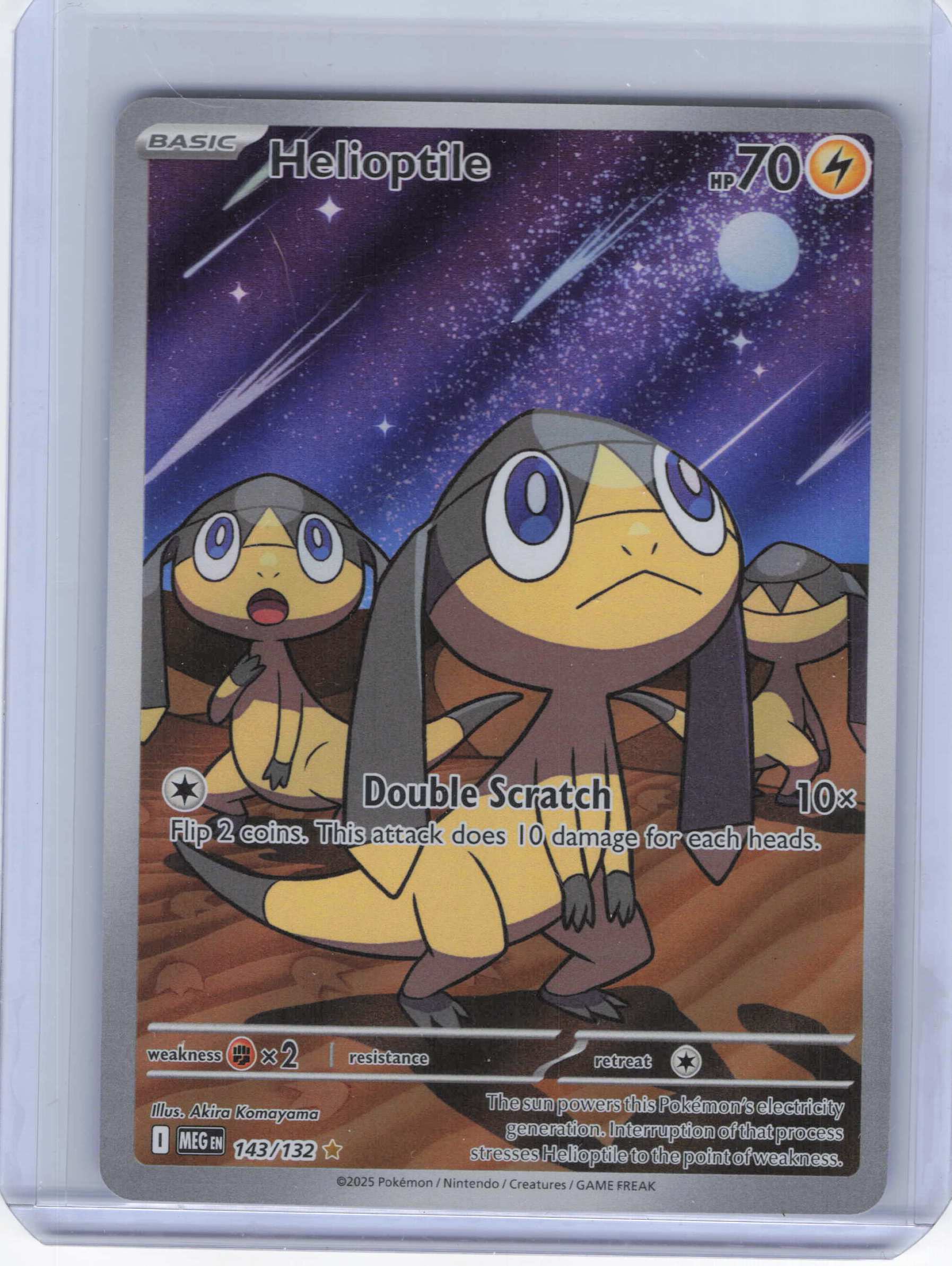 Helioptile #143/132 ME01: Mega Evolution