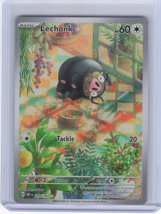 Lechonk #209/197 SV03: Obsidian Flames