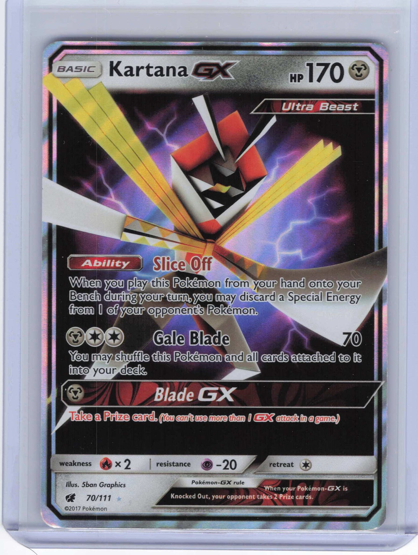Kartana GX #70/111: SM Crimson Invasion