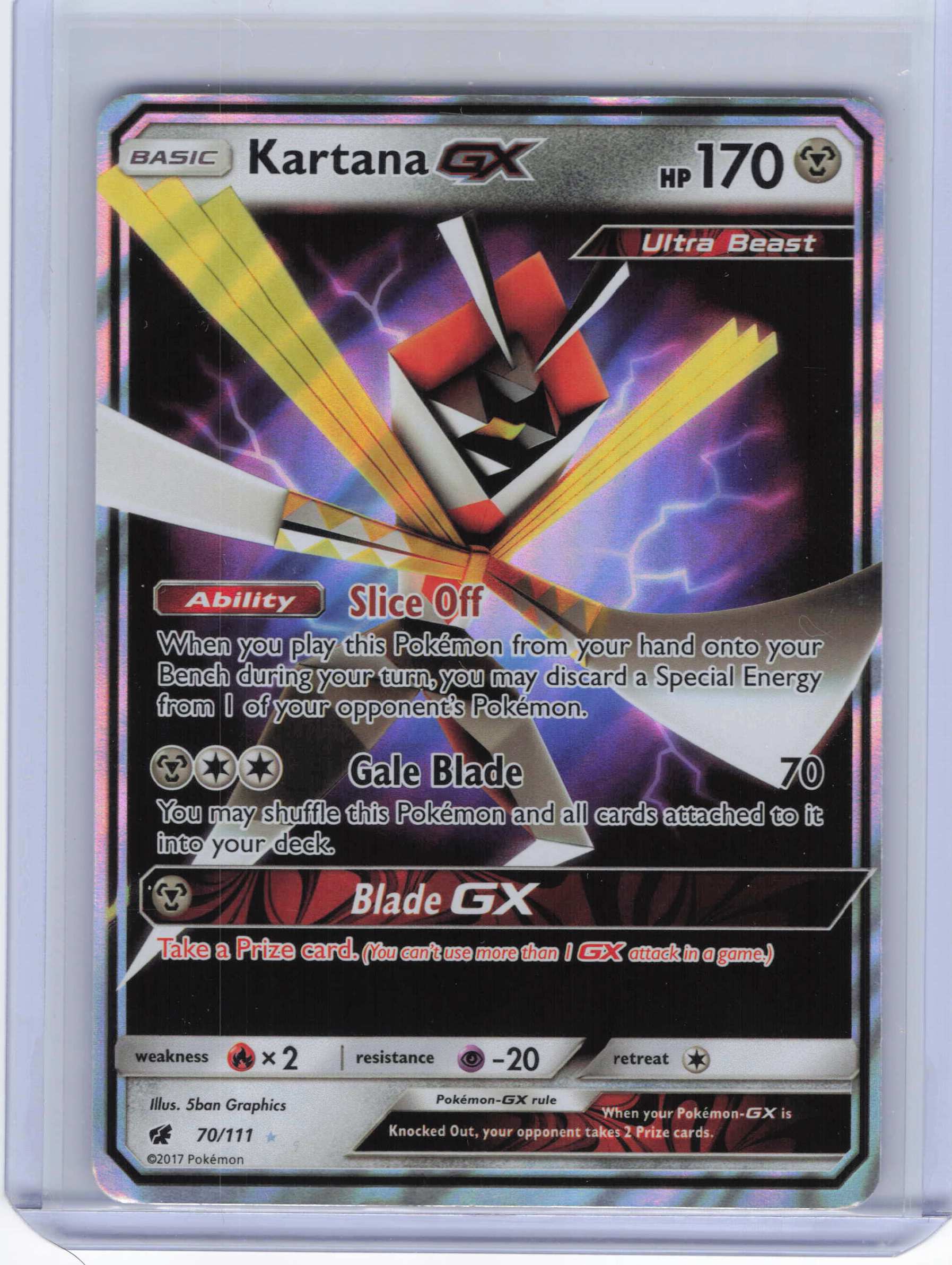 Kartana GX #70/111: SM Crimson Invasion