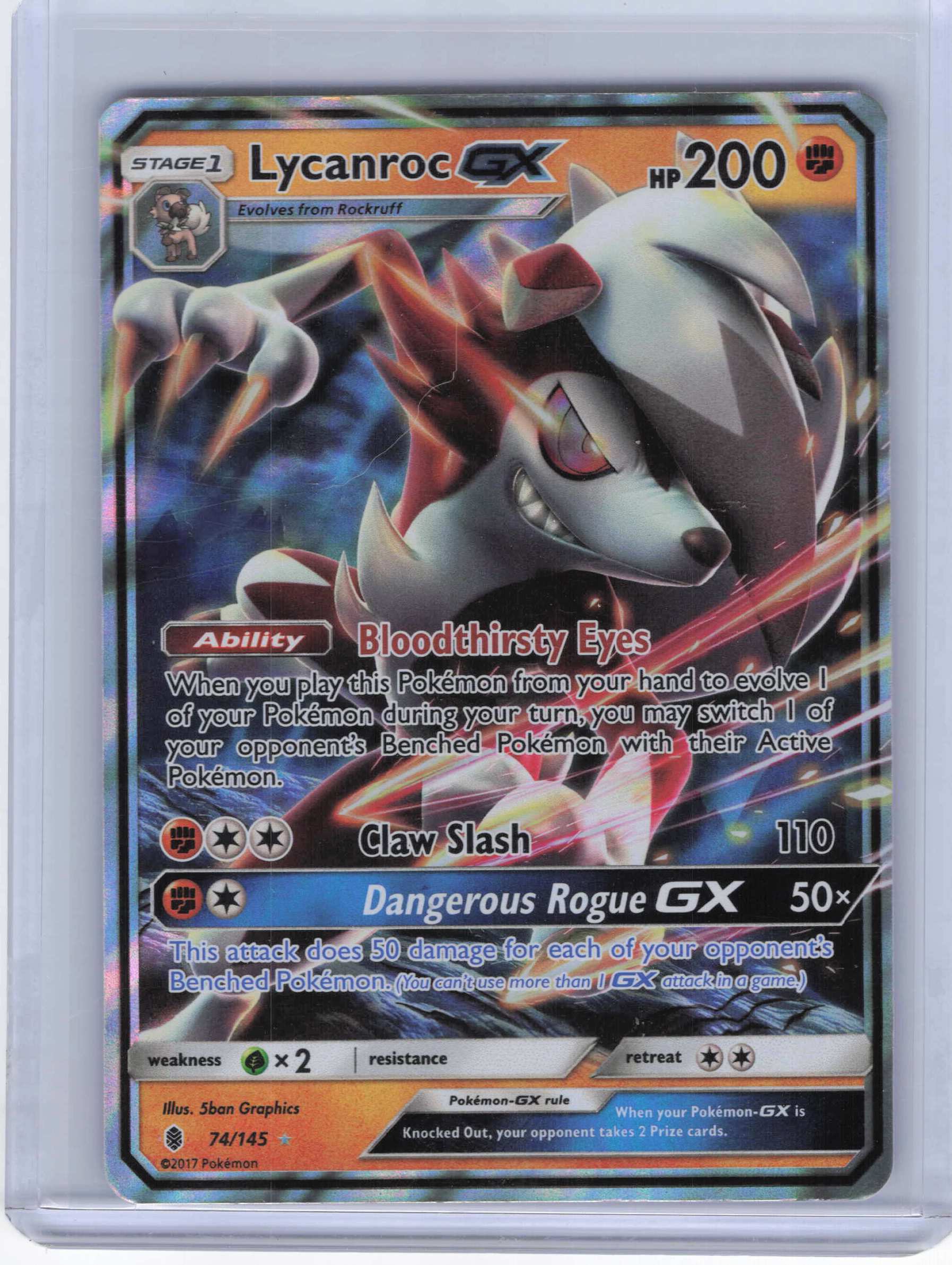 Lycanroc GX #74/145 SM: Guardians Rising