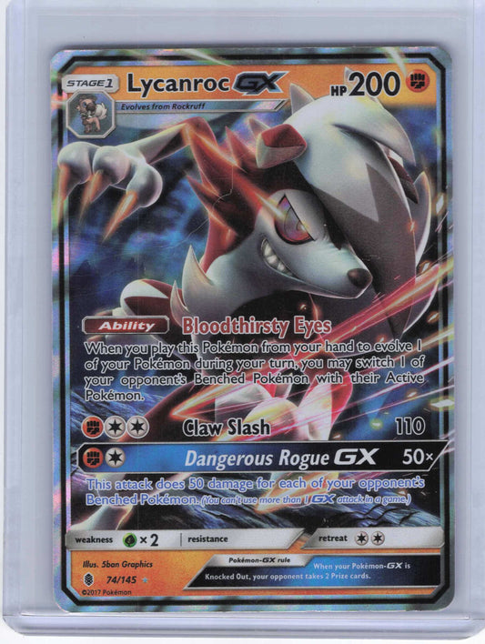 Lycanroc GX #74/145 SM: Guardians Rising