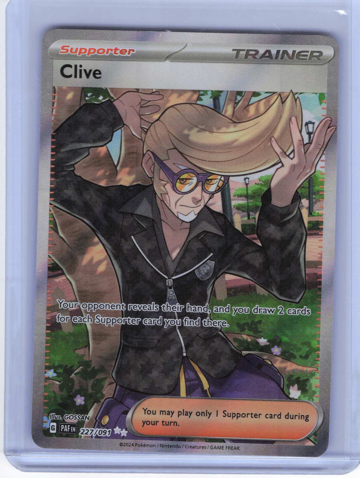 Clive #227/091 SV: Paldean Fates