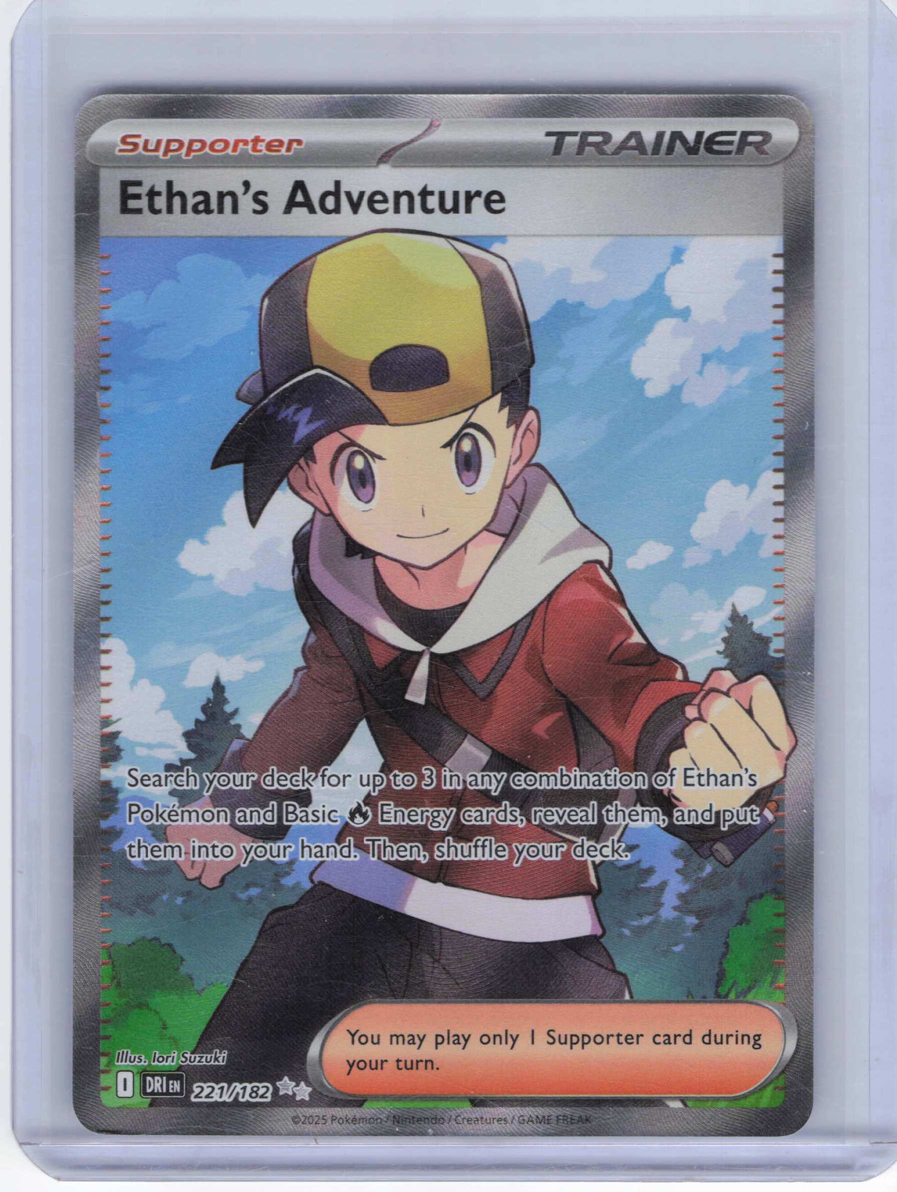 Ethan's Adventure #221/182 SV10: Destined Rivals