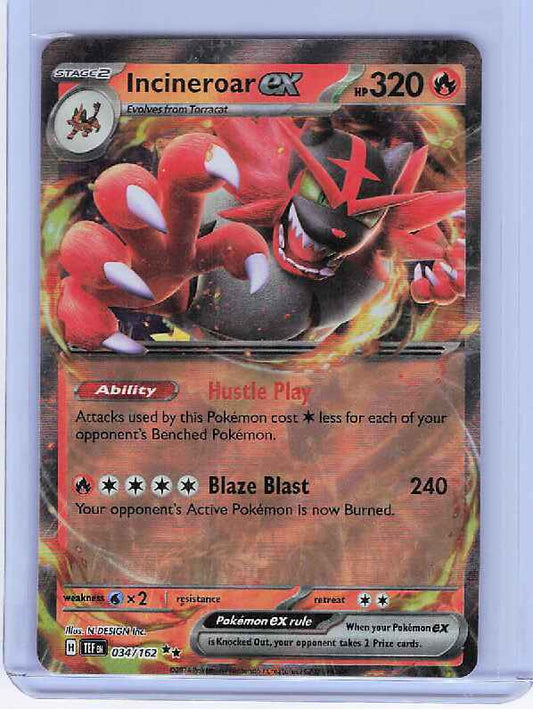 Incineroar ex #034/162 SV05: Temporal Forces