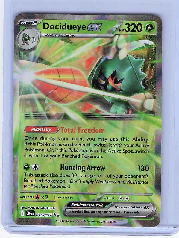 Decidueye ex #015/197 SV03: Obsidian Flames