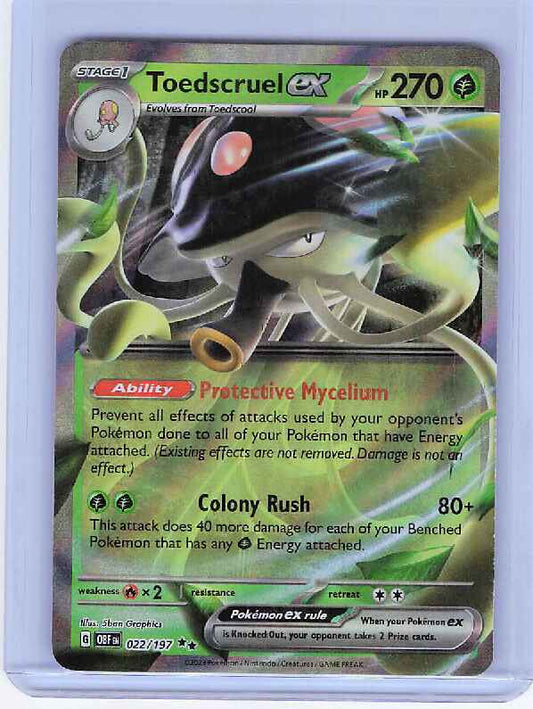 Toedscruel ex #022/197 SV03: Obsidian Flames