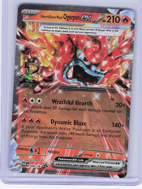 Hearthflame Mask Ogerpon ex #040/167 SV06: Twilight Masquerade