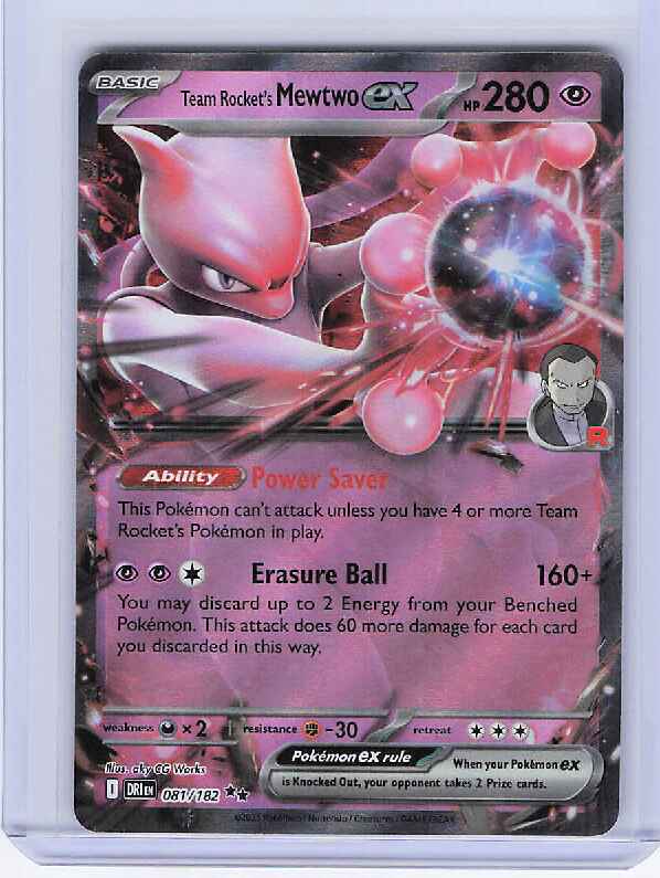 Team Rocket's Mewtwo ex #081/182 SV10: Destined Rivals
