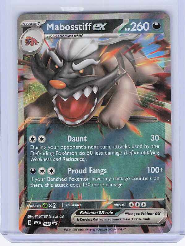 Mabosstiff ex #086 SV: Scarlet & Violet Promo Cards