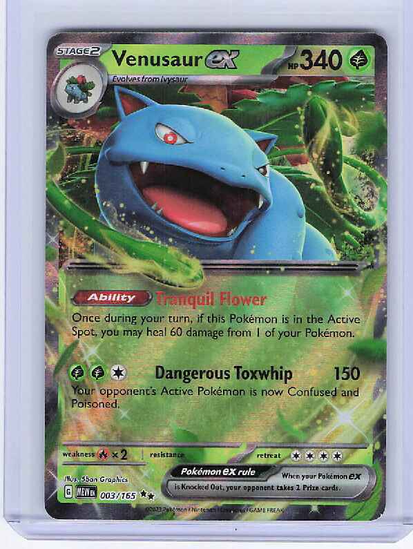 Venusaur ex #003/165 SV: Scarlet & Violet 151