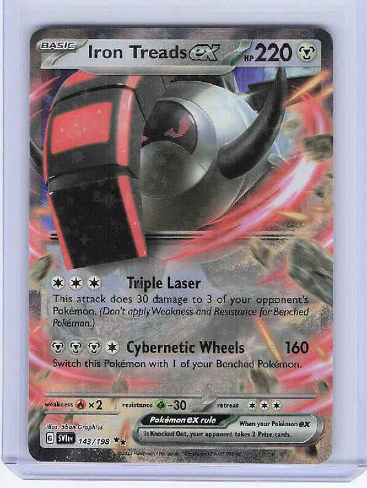 Iron Treads ex #143/198 SV01: Scarlet & Violet Base Set