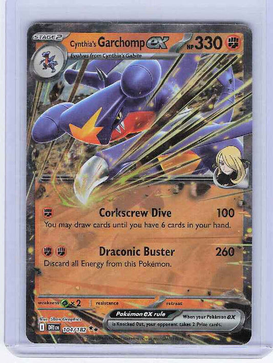 Cynthia's Garchomp ex #104/182 SV10: Destined Rivals
