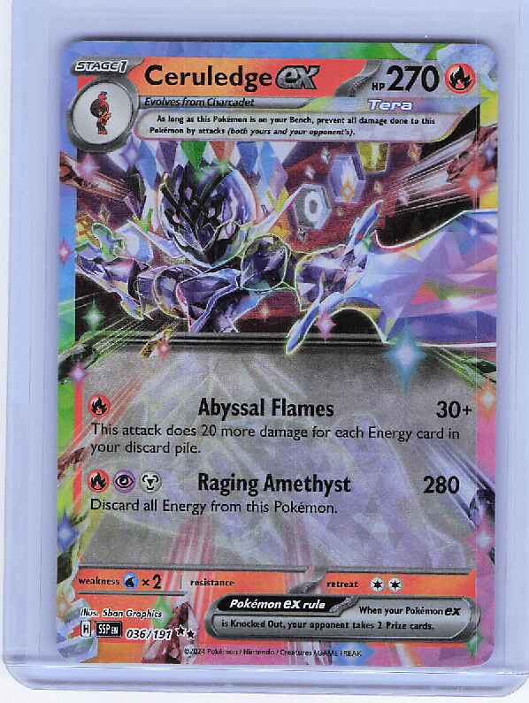 Ceruledge ex #036/191 SV08: Surging Sparks