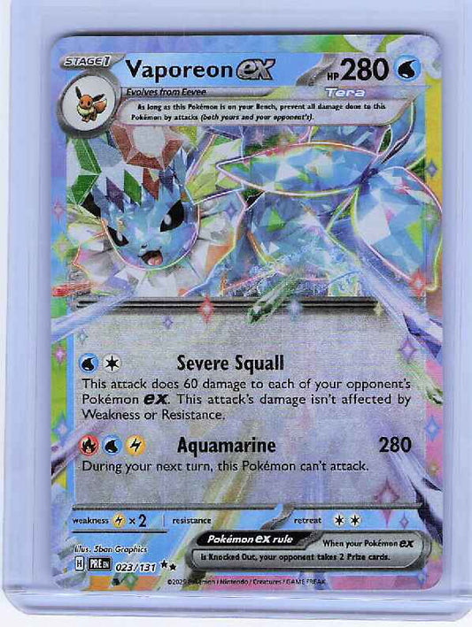 Vaporeon ex #023/131 SV: Prismatic Evolutions