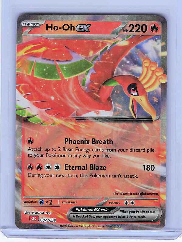 Ho-oh ex #007/034: Trading Card Game Classic Chariard Deck