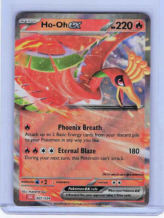 Ho-oh ex #007/034: Trading Card Game Classic Chariard Deck