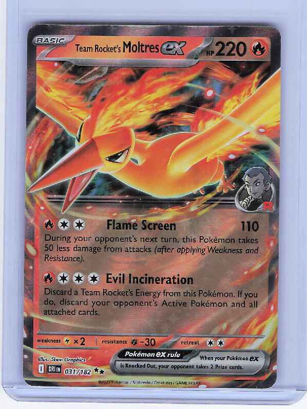 Team Rocket's Moltres ex #031/182 SV10: Destined Rivals
