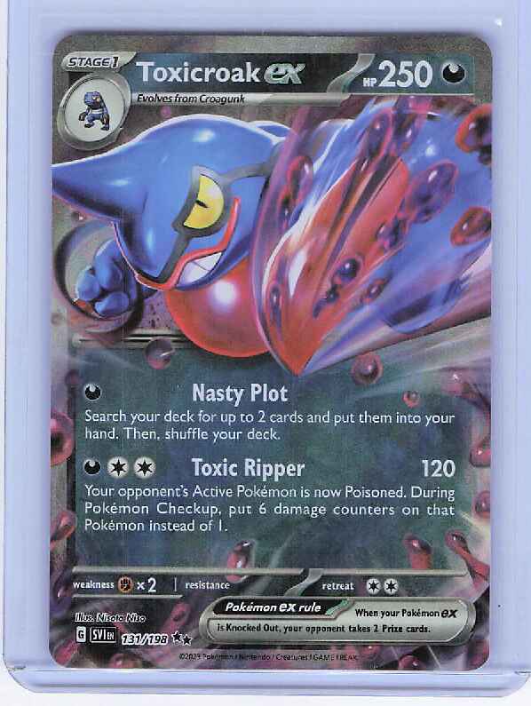 Toxicroak ex #131/198 SV01: Scarlet & Violet Base Set