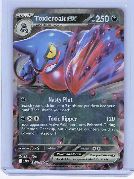 Toxicroak ex #131/198 SV01: Scarlet & Violet Base Set