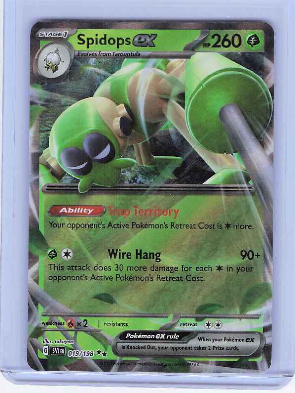 Spidops ex #019/198 SV01: Scarlet & Violet Base Set