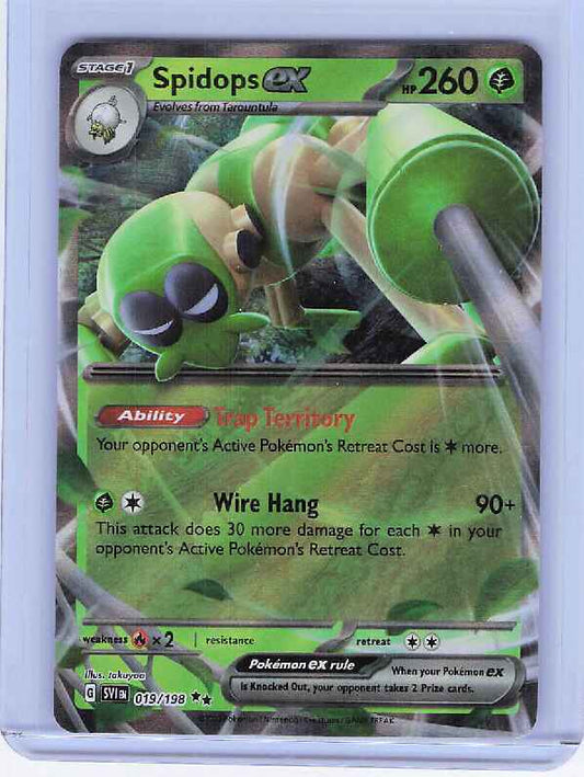Spidops ex #019/198 SV01: Scarlet & Violet Base Set