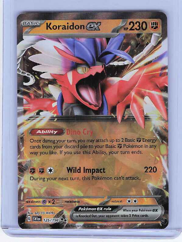 Koraidon ex #125/198 SV01: Scarlet & Violet Base Set