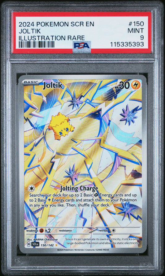 Joltik #150 PSA 9 Mint IR 2024: Pokemon Stellar Crown