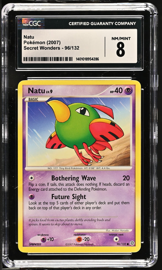 Natu #96/132 CGC 8 NM/Mint+ 2007: Secret Wonders