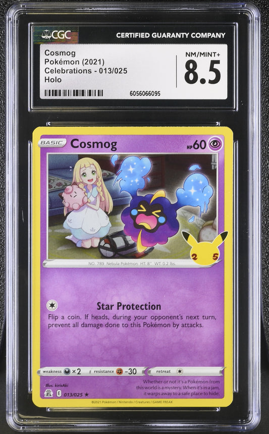 Cosmog #013/025 CGC 8.5 NM/Mint+ 2021: Celebrations