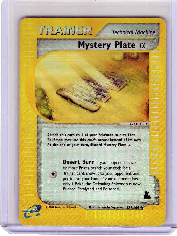 Mystery Plate [Reverse Holo] #133/144: Skyridge