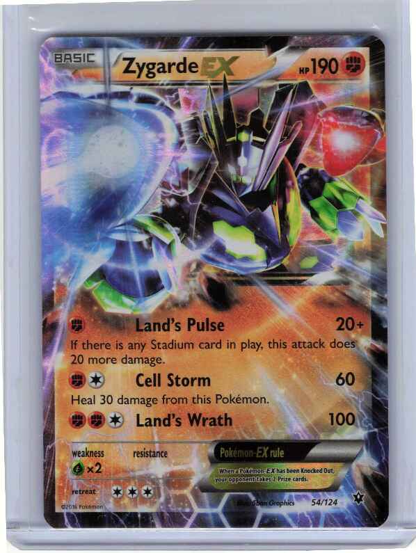 Zygarde EX #54/124: XY Fates Collide