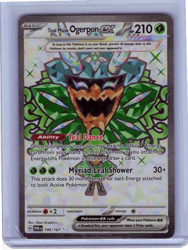 Teal Mask Ogerpon ex #190/167 SV06: Twilight Masquerade