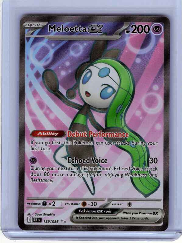 Meloetta ex #159/086 SV: Black Bolt